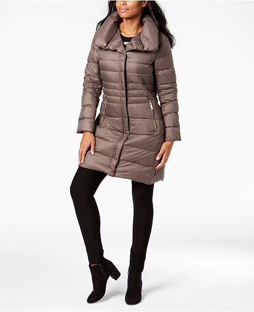 Michael Kors Pillow Collar Packable Puffer Coat Reviews Coats