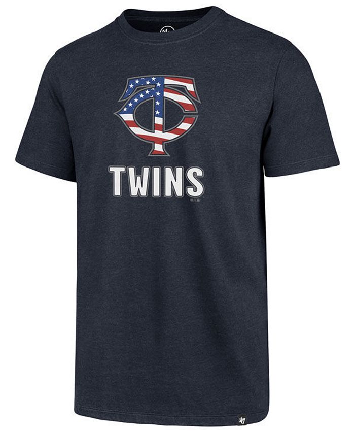 '47 Brand Men's Minnesota Twins Spangled Banner Club T-Shirt - Macy's