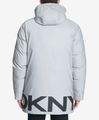 dkny white winter jacket