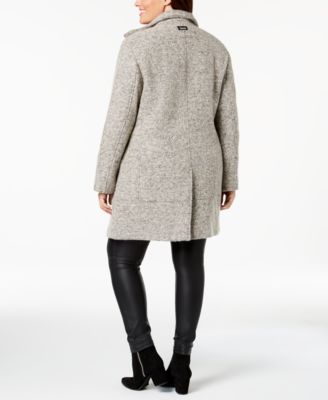 anne klein boucle coat