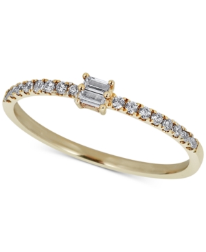 image of Diamond Baguette Ring (1/4 ct. t.w.) in 14k Gold