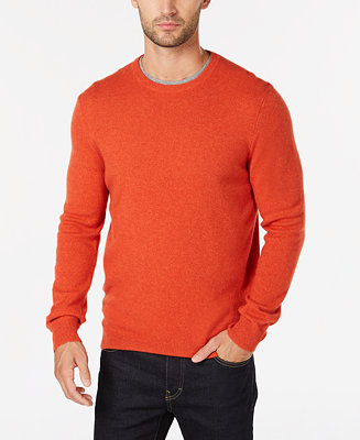 Club Room Cashmere Crew-Neck Sweater, Created for Macy's - Sweaters ...