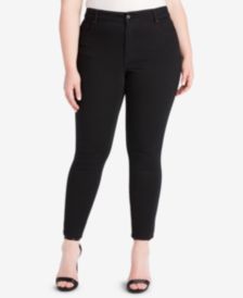 black plus size jeans