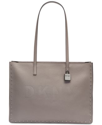 DKNY Commuter Pebble Leather Logo Tote, Created for Macy's - Macy's