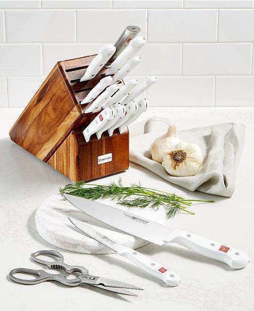 Wusthof Gourmet 16 Pc Cutlery Set Block Reviews Home Macy S