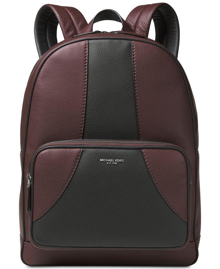 Michael Kors Men's Bryant Colorblocked Leather Backpack - Macy's