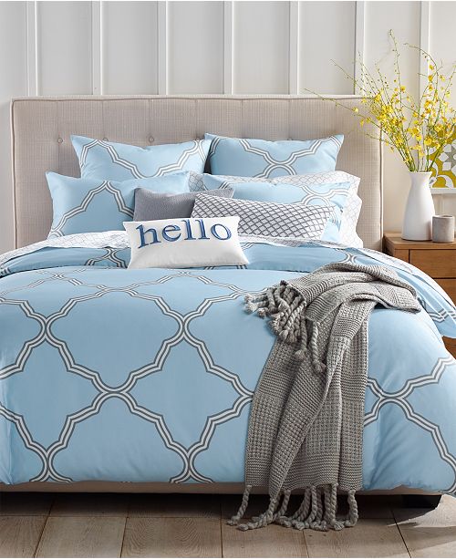 Charter Club Tile Geo Bedding Collection Created For Macy S