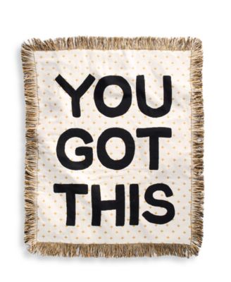 Martha Stewart Collection - You Got This 50" x 60" Throw