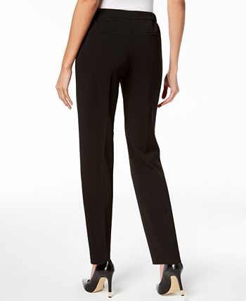 Kasper Women's Slim Straight Leg Modern Trousers Black Size 4 main image 1