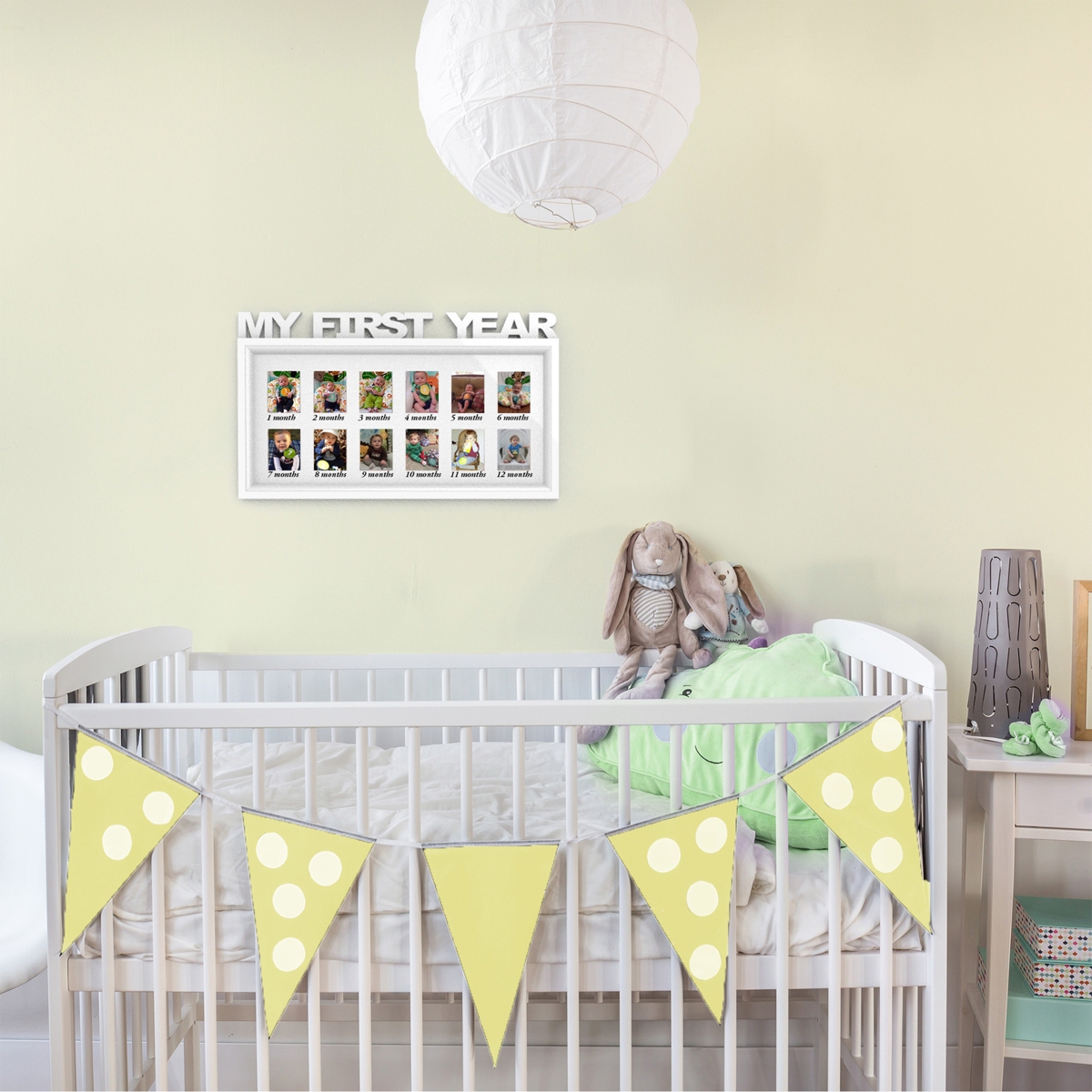 My First Year Collage Baby Picture Frame with 8 Openings by Lavish Home, 11