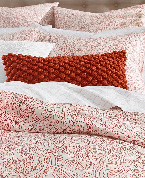 Charter Club Closeout Paisley Cotton 300 Thread Count 2 Pc Twin