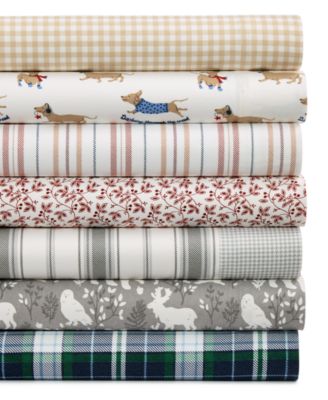 Brand New Martha Stewart Flannel Queen Sheet store Set