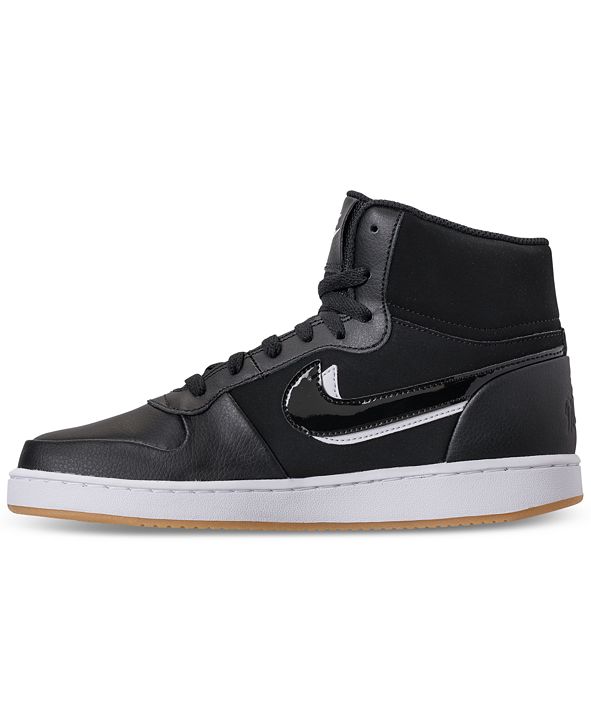 nike men's ebernon mid leather basketball shoes