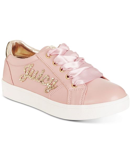 Juicy Couture Little Big Girls Glendale Satin Laces Sneakers