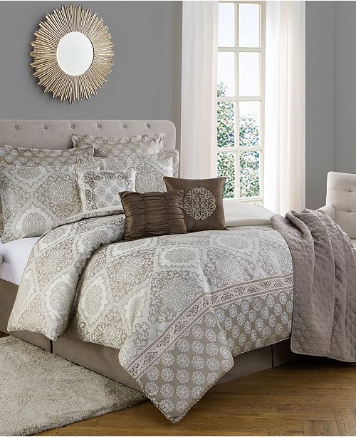Mytex Closeout Bella 10 Piece Comforter Set Full Queen Reviews Home Macy S