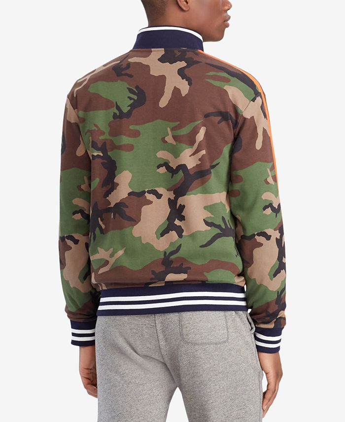 Polo Ralph Lauren Men's Camouflage Cotton Interlock Track Jacket - Macy's