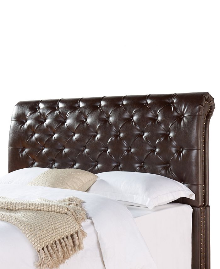 Dwell Home Inc. Chesterfield Headboard, King/California King, Vintage