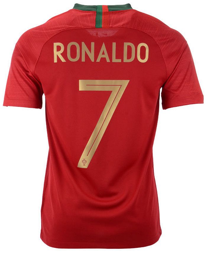 Nike Men's Cristiano Ronaldo Portugal National Team Home Stadium Jersey ...