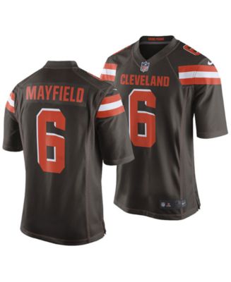 NFL NIKE MAYFIELD ゲームシャツ Nike Men's Baker Mayfield Cleveland Browns Game Jersey - Macy's