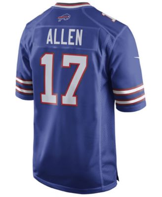 Men's Josh Allen Buffalo Bills Game Jersey