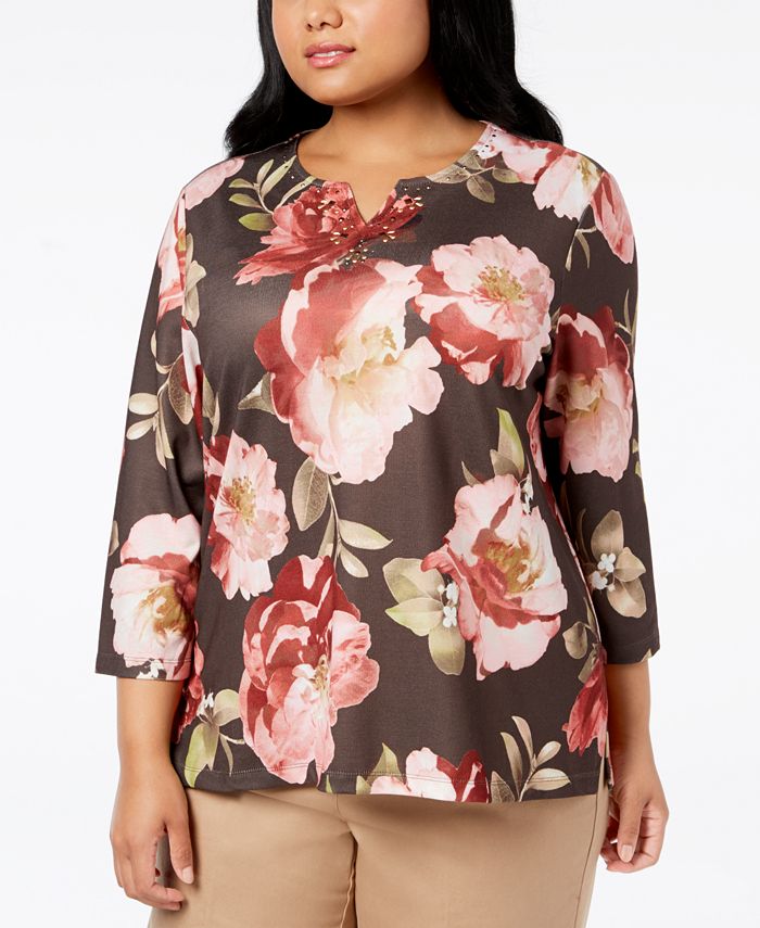 Macys alfred dunner tops sales
