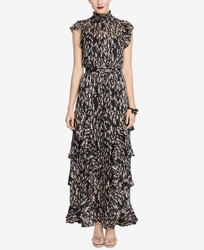 Rachel roy sales ruffled maxi dress