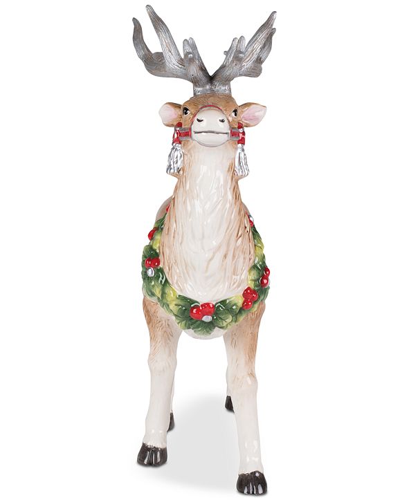 fitz and floyd deer figurine