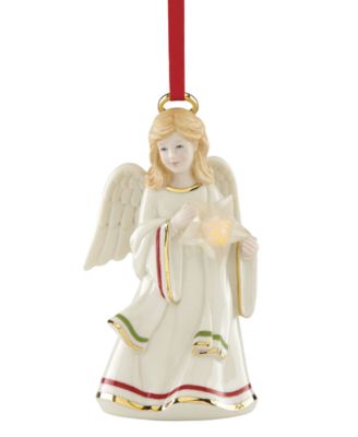 Lenox - Starry Lit Musical Angel Ornament