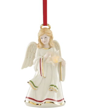 Lenox Starry Lit Musical Angel Ornament