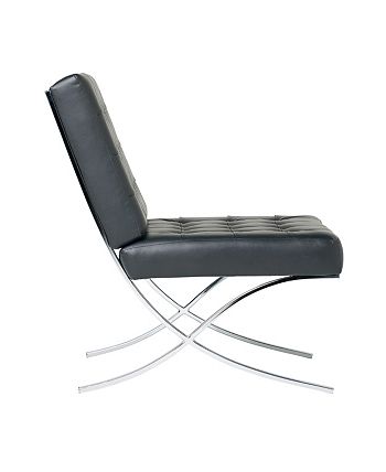 Studio designs home sales atrium bonded leather chair