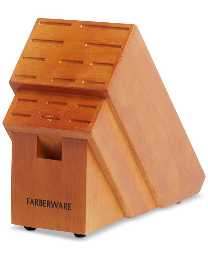 Farberware 18Pc. Never Needs Sharpening Cutlery Block Set Macy's