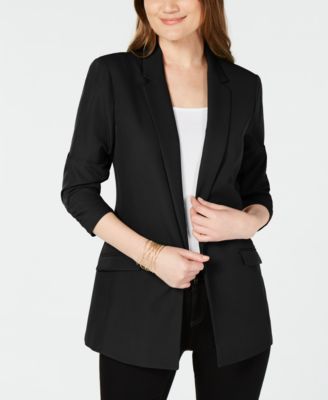Womens Menswear Blazer P Xs 4x Created For Macys