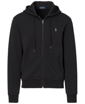 black polo hoodie mens