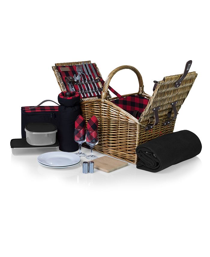Picnic Time Somerset Red Picnic Basket Macy's