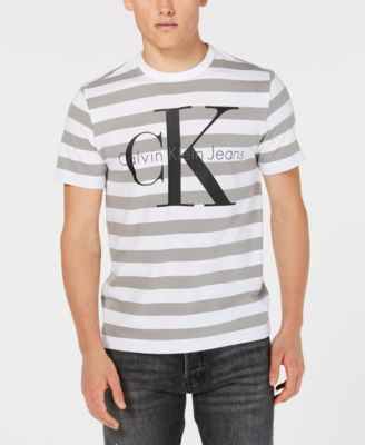 calvin klein striped t shirt