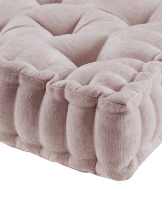 Azza Chenille Decorative Floor Pillow, 20" x 20"