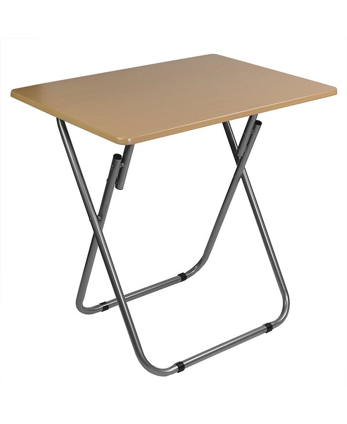 Home Basics Tv Folding Table, Natural Macy's