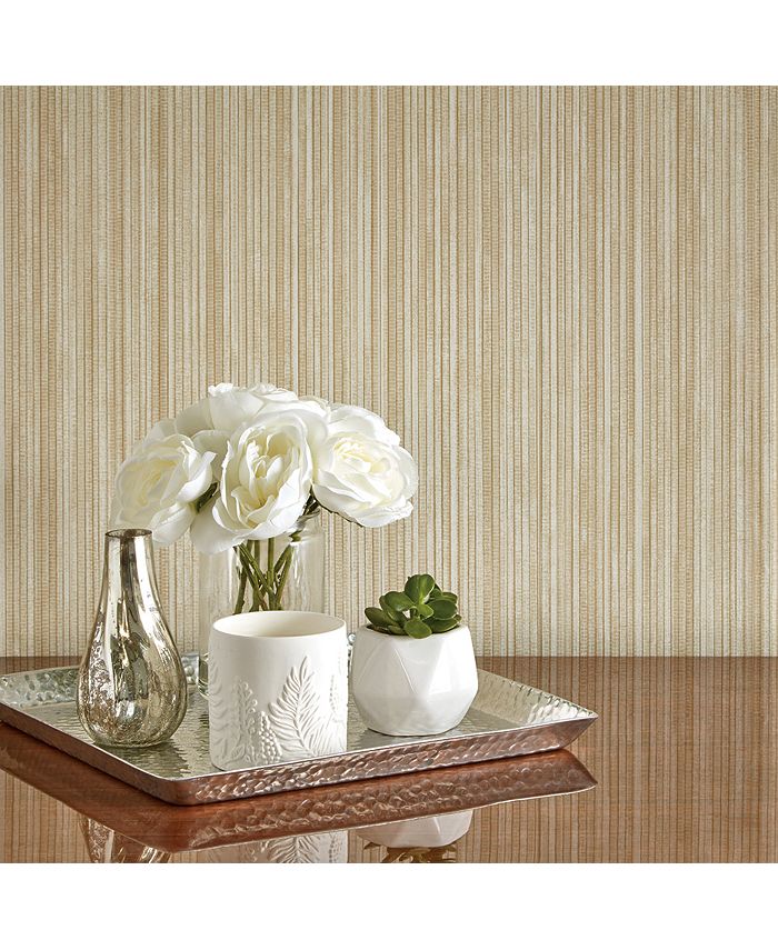 Tempaper Textured Grasscloth Peel and Stick Wallpaper Macy's