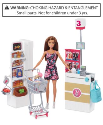 Barbie - Doll & Supermarket Playset