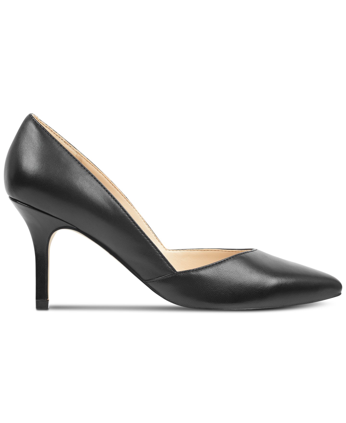 Женские туфли Marc Fisher Tuscany Slip On Stiletto Dress Pumps, цвет: Чёрный кожаный — фото 2