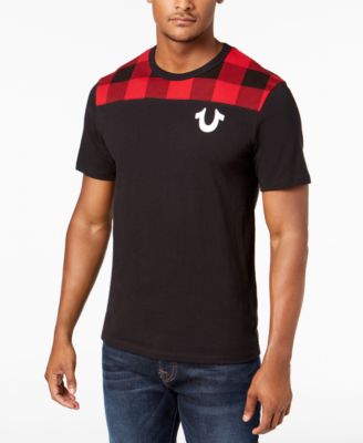True Religion - Men's Buffalo Plaid Graphic T-Shirt