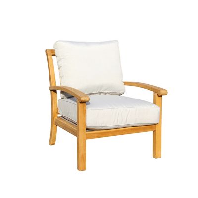 Courtyard Casual - Natural Teak Heritage Outdoor Teak Lounge Chair