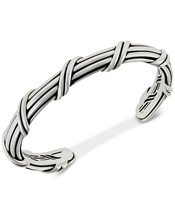 Peter Thomas Roth - Overlap Cuff Bangle Bracelet in Sterling Silver
