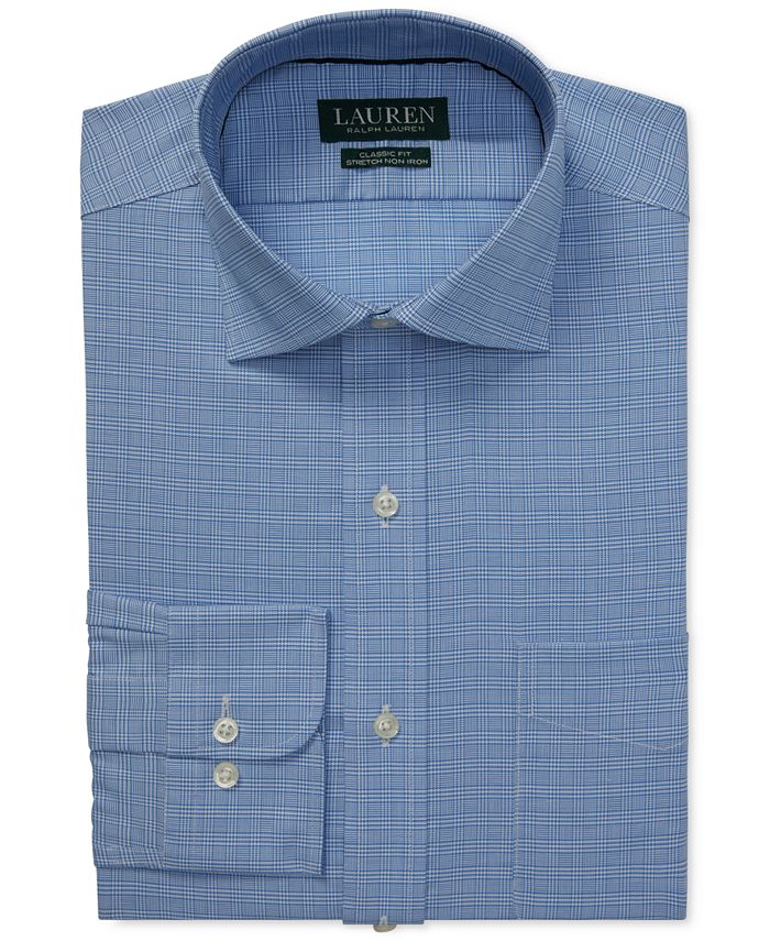 Ralph Lauren Men's Classic-Fit Easy-Care Dress Shirt White Size 18X34-35