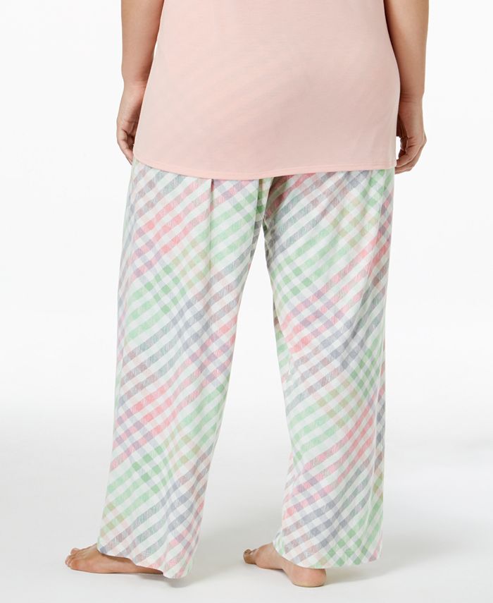 Hue Plus Size Printed Pajama Pants Macy's