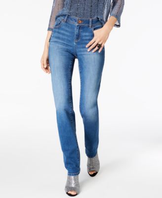 INC International Concepts - Mid-Rise Straight-Leg Jeans