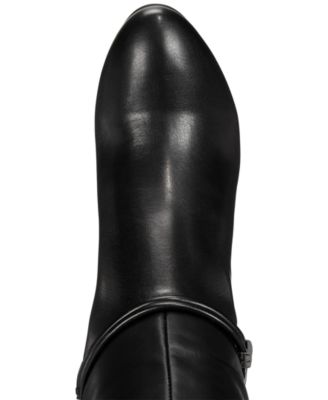 macys womens black dress boots