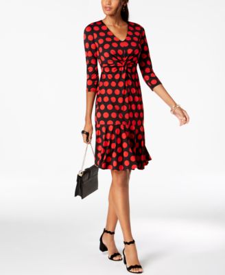 macy's polka dot dress