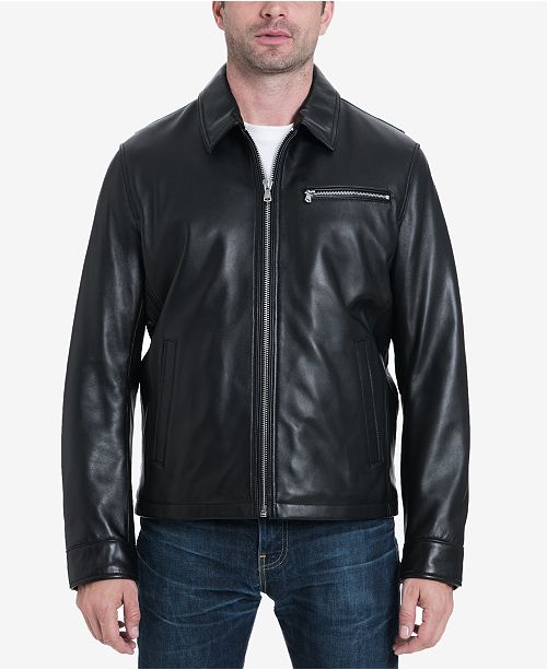 Mens Leather Jacket At Macys Photos