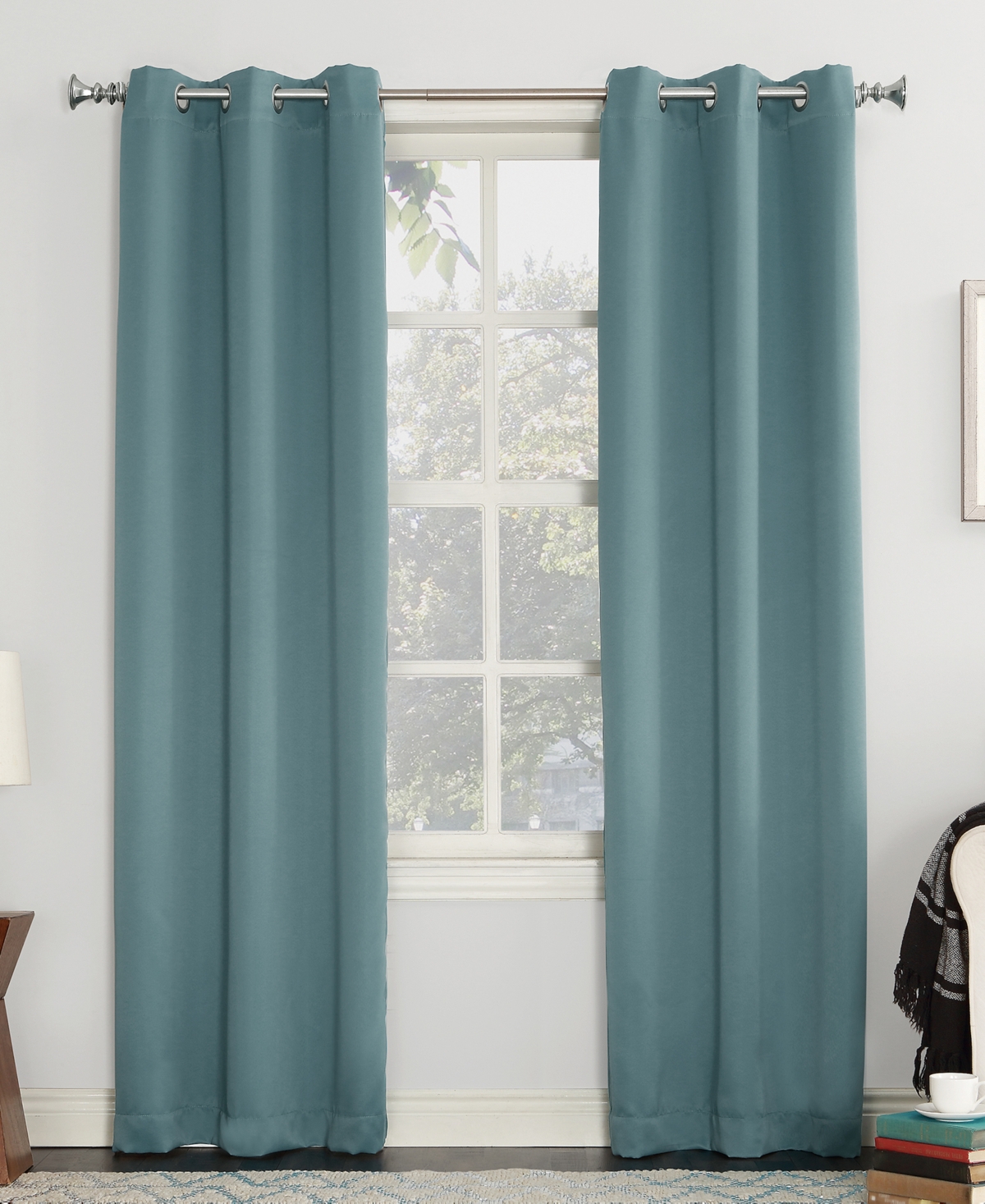 Preston Energy Saving Blackout Grommet Curtain Panel - Gold